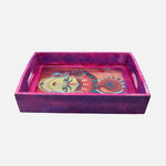 Load image into Gallery viewer, Adi Shakti: The Primordial power Wooden Tray - Love Rocks