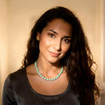 Load image into Gallery viewer, Green Aventurine Necklace: Office Wear for Opportunity & Good Fortune