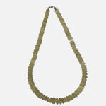 Load image into Gallery viewer, Lemon Topaz Necklace: Joyfulness - Chip Cut Single Layer Love Rocks Necklace