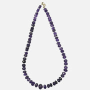 Amethyst Necklace: Peace and Calm - with Pearls (2 beads pearl pattern) Love Rocks Necklace