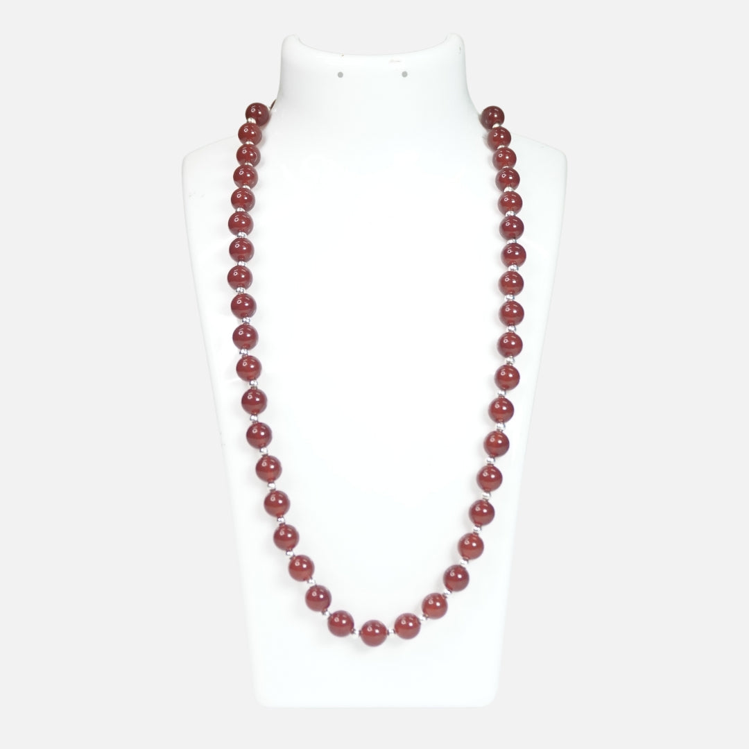 Carnelian Red Necklace: Office Wear for Motivation & Creativity
