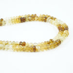 Load image into Gallery viewer, Citrine Necklace: Abundance - Oval Beads 2 Layer Shaded - Love Rocks
