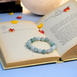 Load image into Gallery viewer, Amazonite Bracelet: Dispels Worries and Fear - Round Beads 8mm - Love Rocks