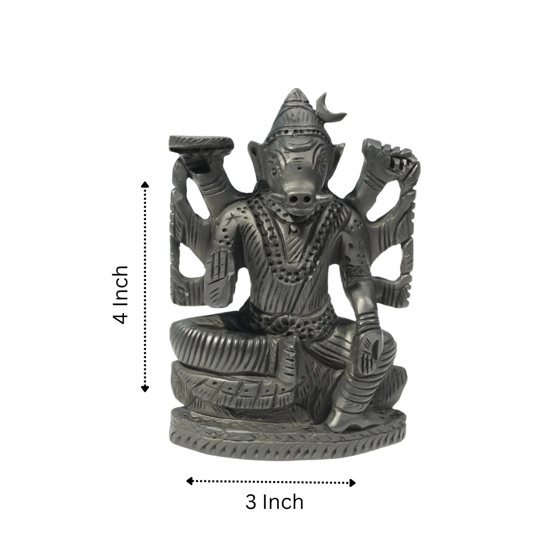 Karungali Varahi Devi Idol – Handmade Ebony Wood Goddess Sculpture | Auspicious Decor for Home & Temple