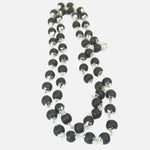 Load image into Gallery viewer, Divine Karungali Silver Plated Necklace – Protection, Purity & Strength