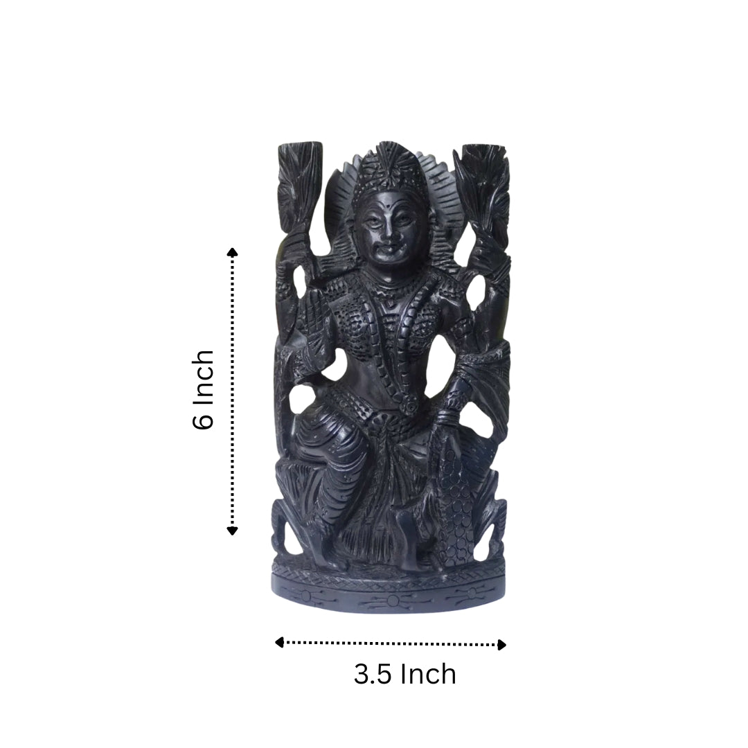 Karungali Varalakshmi Idol – Graceful Form of the Goddess of Wealth