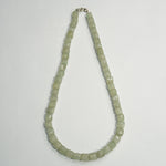 Load image into Gallery viewer, Green Fluorite Necklace: Square Beads 1 Layer