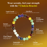 Load image into Gallery viewer, 7 Chakras Bracelet - Love Rocks