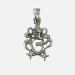 Load image into Gallery viewer, Ganesha Silver Pendant : OM