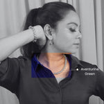 Load image into Gallery viewer, Green Aventurine Necklace: Office Wear for Opportunity & Good Fortune Love Rocks Office Wear Necklace