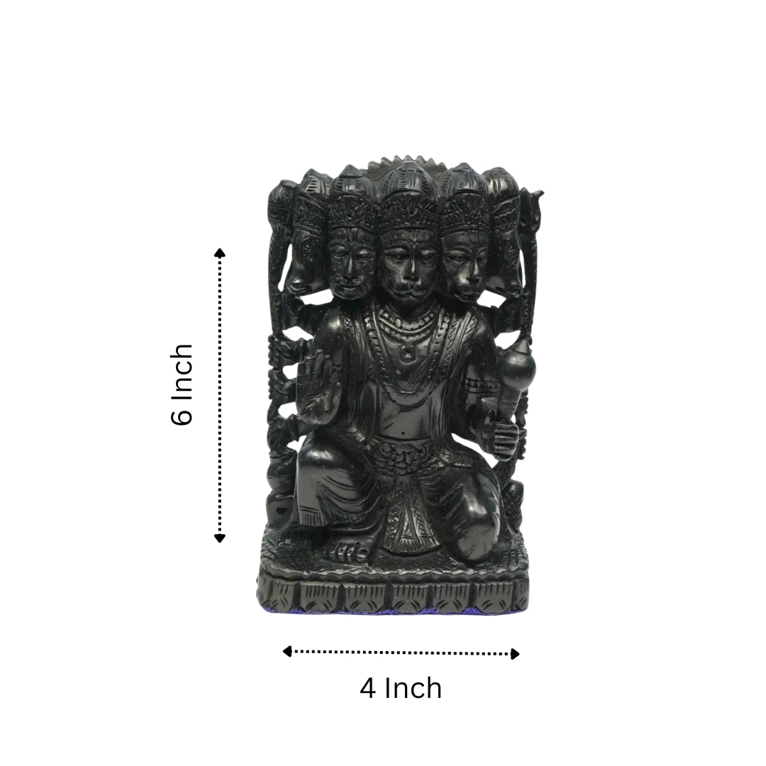 Karungali Panchamukhi Anjaneya Murti – Power & Devotion