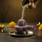 Load image into Gallery viewer, Amethyst Jaldhara Shivalingam: 51-100 gms