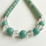 Load image into Gallery viewer, Amazonite & Clearquartz Necklace