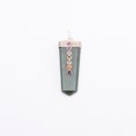 Load image into Gallery viewer, Flat Pencil with Chakra Stones Pendants