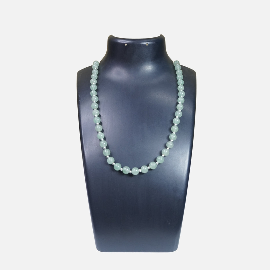 Green Aventurine Necklace: Office Wear for Opportunity & Good Fortune