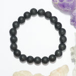 Load image into Gallery viewer, Basalt Bracelet: Stability Love Rocks Bracelet