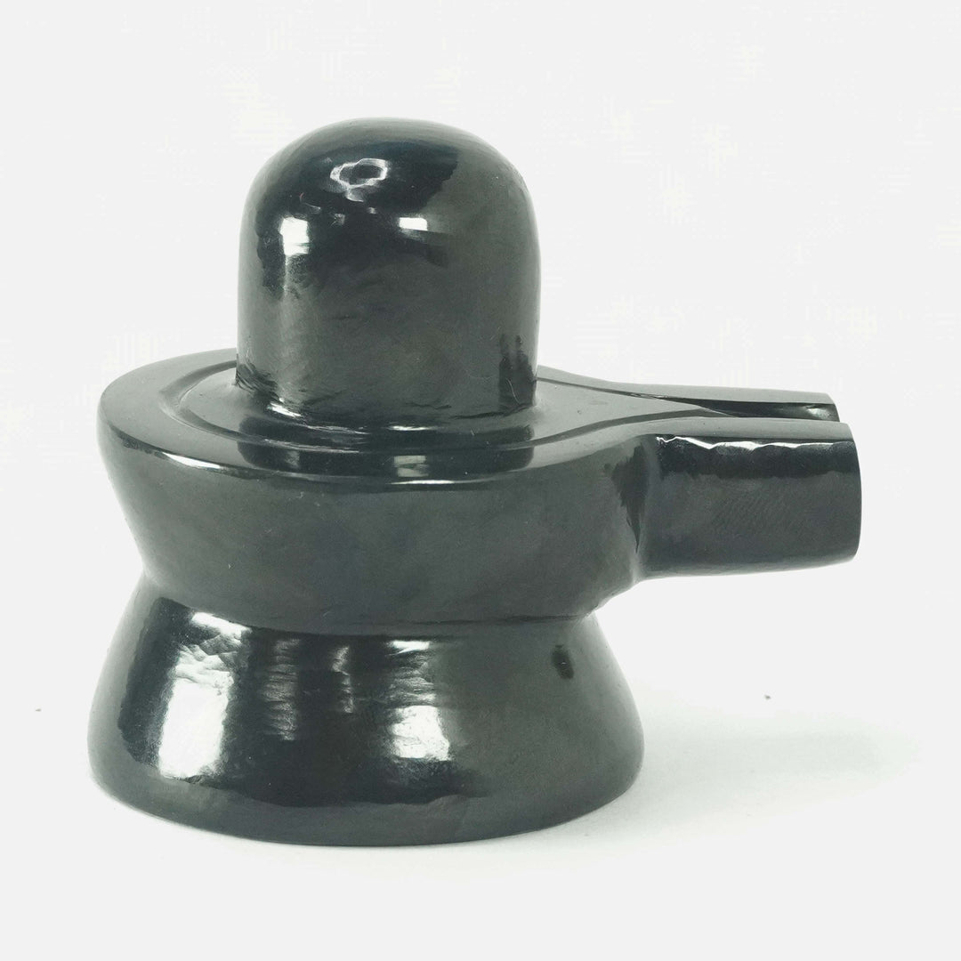 Black Onyx Jaldhara Shivalingam : 251-300 gms