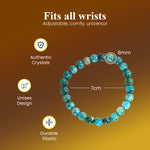 Load image into Gallery viewer, Blue Apatite Bracelet: Removes Loneliness Love Rocks Bracelet