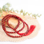 Load image into Gallery viewer, Red Carnelian Japamala: Creativity Love Rocks