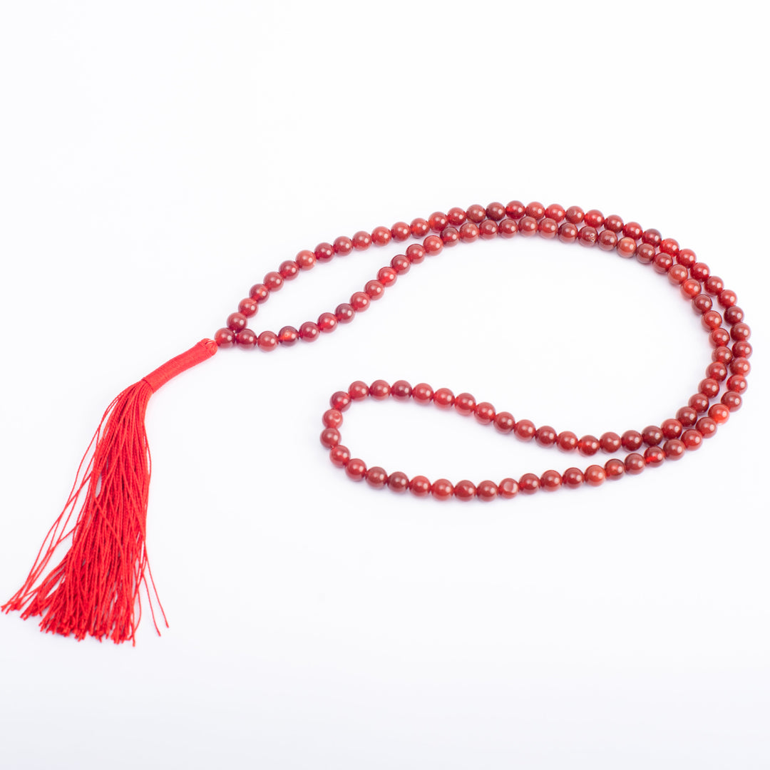 Red Carnelian Japamala: Creativity