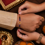 Load image into Gallery viewer, Auspicious Swastik Charm Rakhi