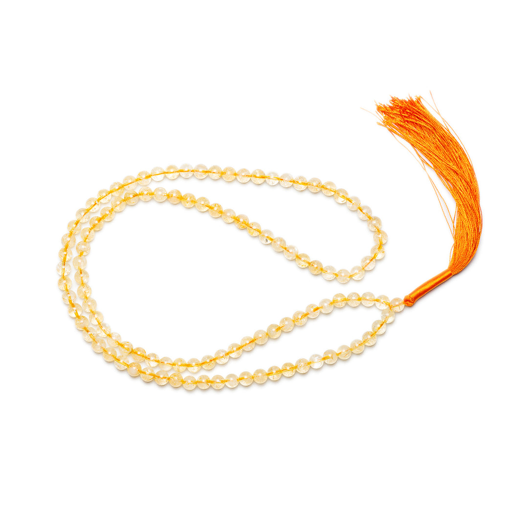 Citrine Japamala: Abundance