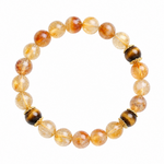 Load image into Gallery viewer, Citrine & Tiger Eye Bracelet