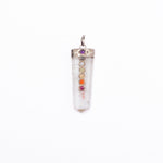 Load image into Gallery viewer, Flat Pencil with Chakra Stones Pendants