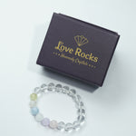 Load image into Gallery viewer, Clear Quartz Bracelet - Speciality Design 6 colours