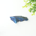 Load image into Gallery viewer, Black Kyanite Aura Blue Titanium Natural Stone: Constant Awareness - Love Rocks
