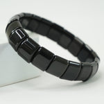 Load image into Gallery viewer, Black Obsidian Bracelet: Removes Negativity Love Rocks Bracelet