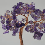 Load image into Gallery viewer, Amethyst & Citrine Crystal Tree (Glass Base): Prosperity & Peace