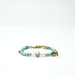 Load image into Gallery viewer, Turquoise Bracelet: Plus and Fish Charm