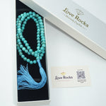 Load image into Gallery viewer, Turquoise Japamala:Wisdom and Protection Love Rocks Japamala