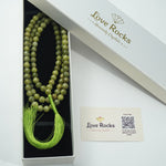 Load image into Gallery viewer, Nephrite Jade Japamala: Protection and Balance Love Rocks Japamala