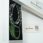 Load image into Gallery viewer, Mixed Agate Japamala: Stability and Balance