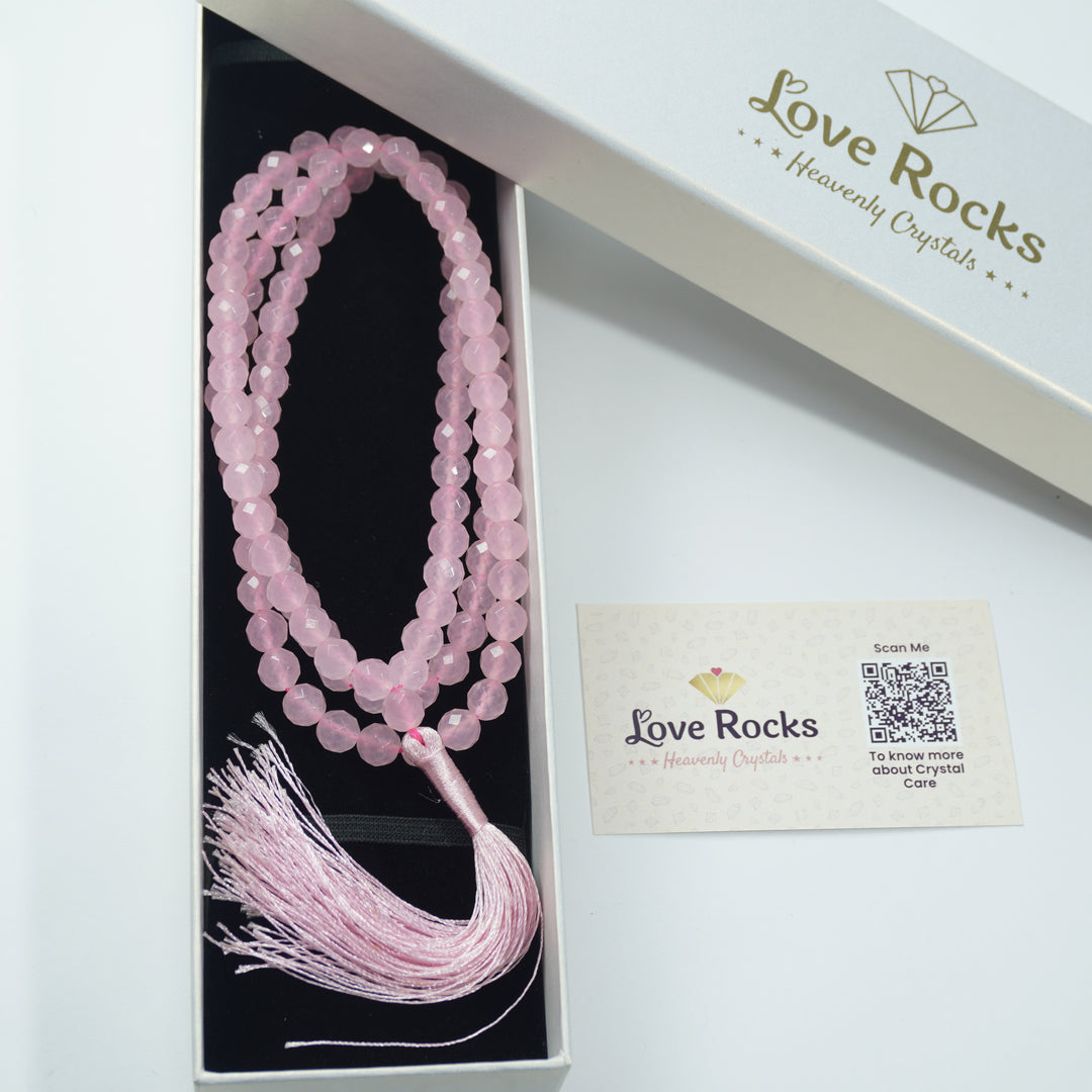 Rose Quartz Japamala: Self Love