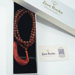 Load image into Gallery viewer, Red Aventurine Japamala: Stable and Grounded Love Rocks Japamala
