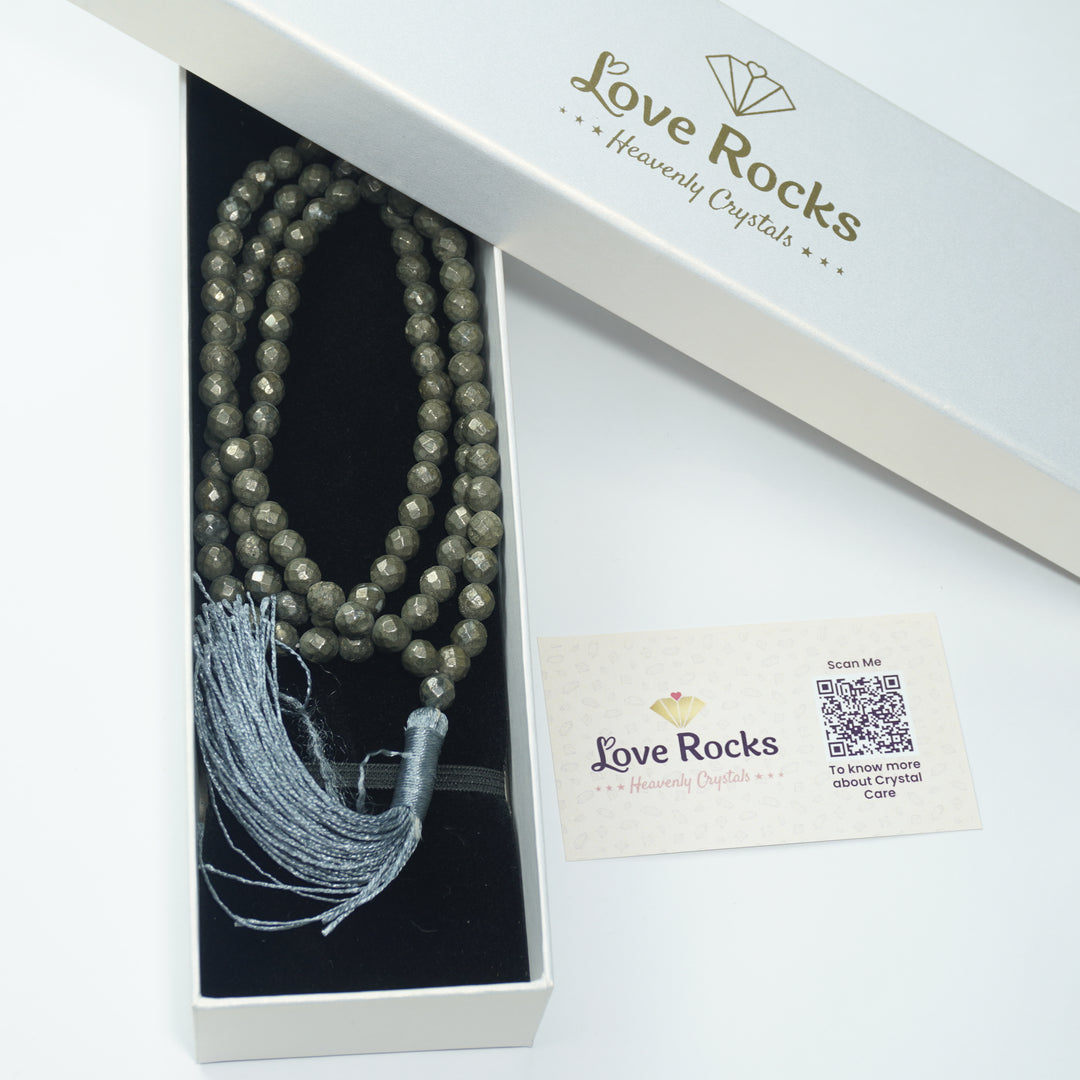 Pyrite Japamala: Protection and Vitality