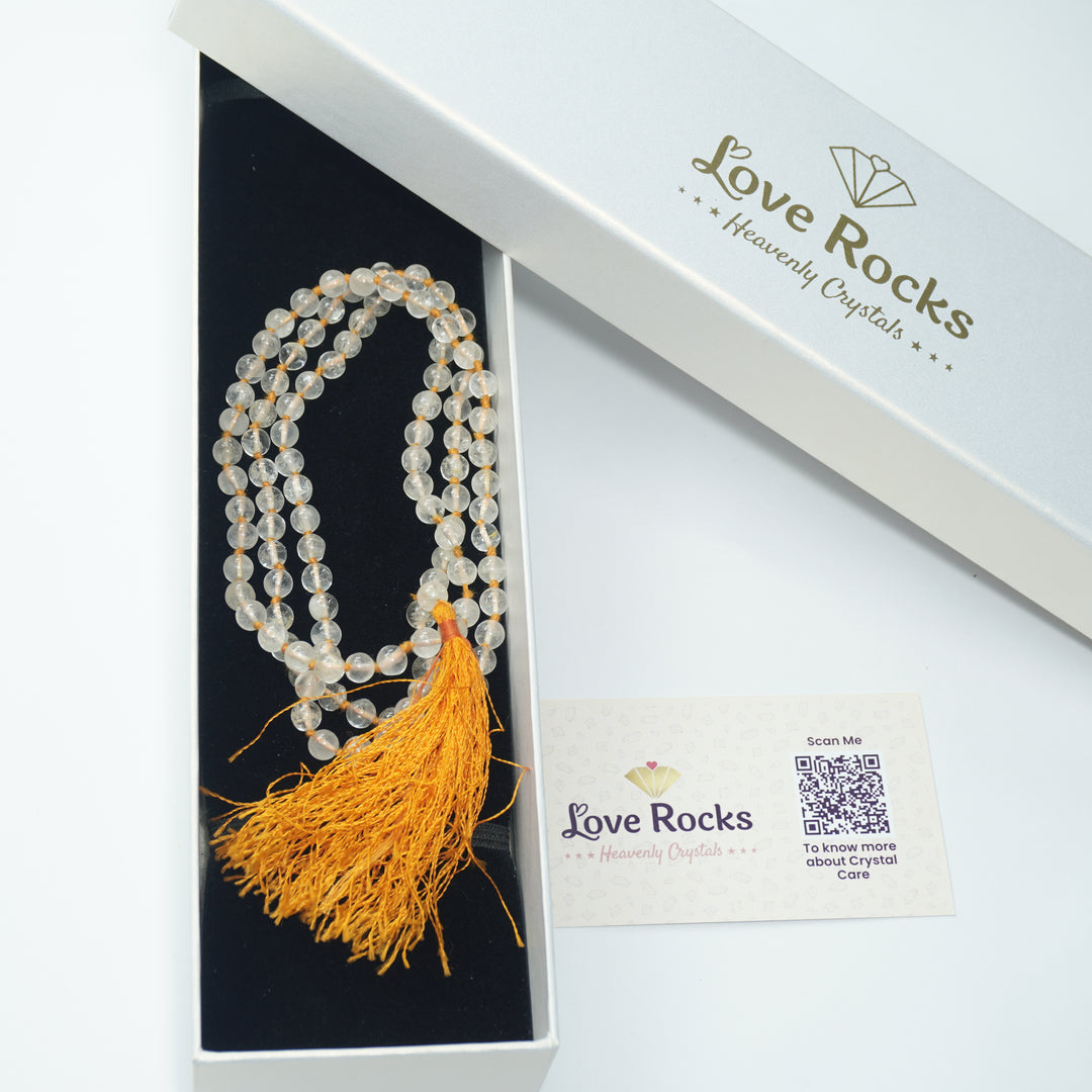 Citrine Japamala: Abundance