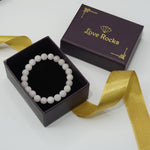Load image into Gallery viewer, Rose Quartz Bracelet: Self Love Love Rocks Bracelet
