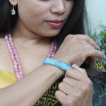 Load image into Gallery viewer, Blue Apatite Bracelet: Removes Loneliness Love Rocks Bracelet