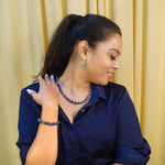Load image into Gallery viewer, Sodalite Necklace: Office Wear for Mental Clarity & Rational Thought