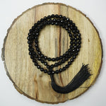 Load image into Gallery viewer, Tourmaline Black Japamala: Protection and Grounding