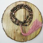 Load image into Gallery viewer, Rhodonite Japamala: Love and Emotional Healing