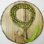 Load image into Gallery viewer, Nephrite Jade Japamala: Protection and Balance