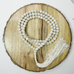 Load image into Gallery viewer, Rainbow Moonstone Japamala: Intuition and Divine Feminine Energy