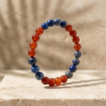 Load image into Gallery viewer, Red Carnelian and Sodalite