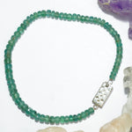 Load image into Gallery viewer, Emerald Bracelet-semi precious stone :Love and Divine Wisdom - Love Rocks