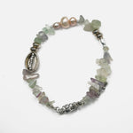 Load image into Gallery viewer, Fluorite Bracelet: Cowrie Charm Love Rocks Speciality Bracelet